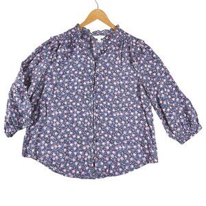 Lauren Conrad‎ Womens XL Floral top Cottagecore Boho Soft Dainty Feminine Fairy